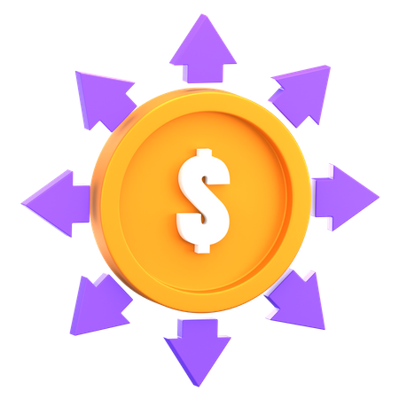 Invest Sharing  3D Icon
