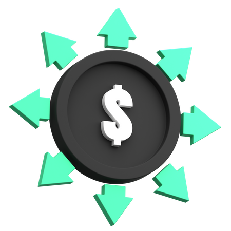 Invest Sharing  3D Icon