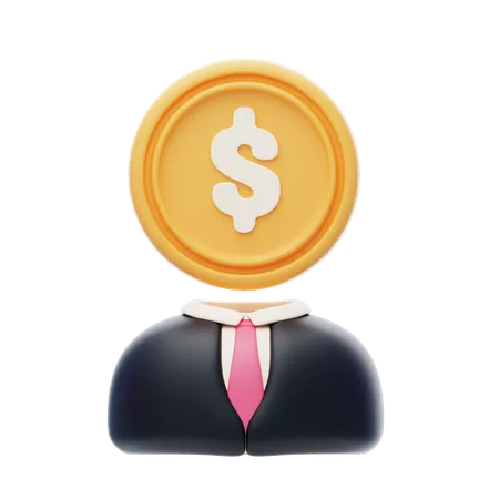 Investidor financeiro  3D Icon