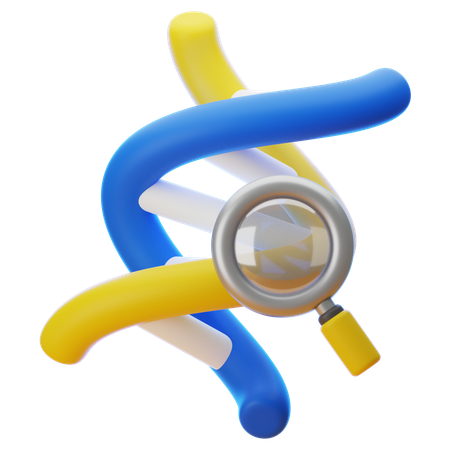 Investigação de DNA  3D Icon
