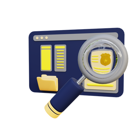 Investigación  3D Icon