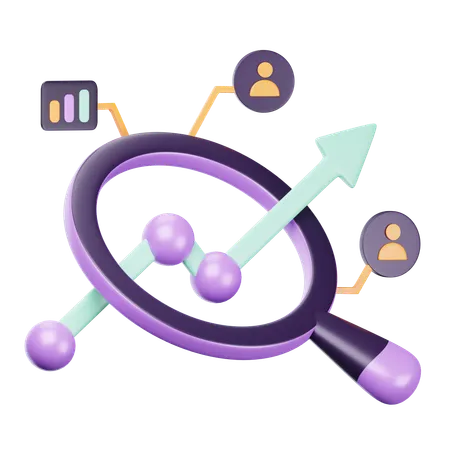 Investigación de mercado  3D Icon