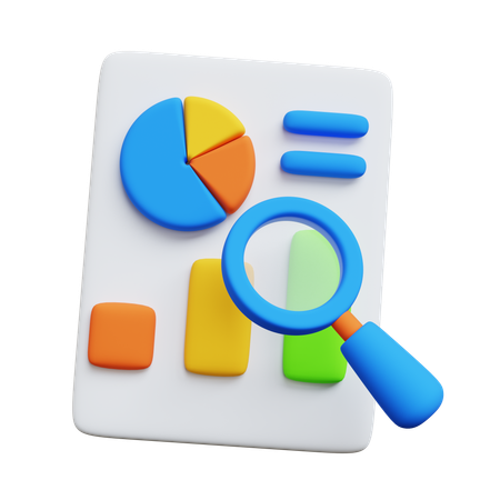 Investigación de mercado  3D Icon