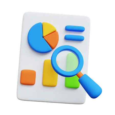 Investigación de mercado  3D Icon