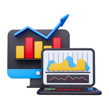 Investigación de mercado  3D Icon