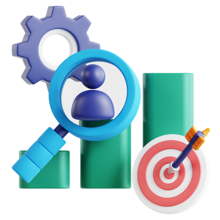 Investigación de negocios  3D Icon