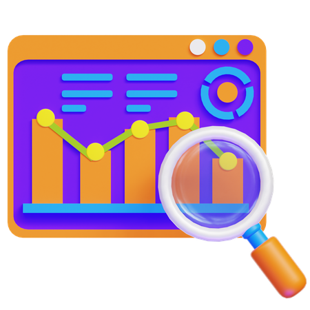 Investigación sobre educación en línea  3D Icon