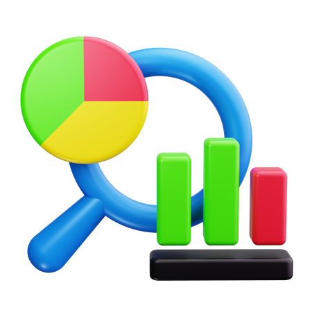 Investigación de negocios  3D Icon