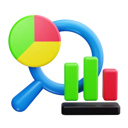 Investigación de negocios  3D Icon