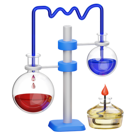 Investigación química  3D Icon