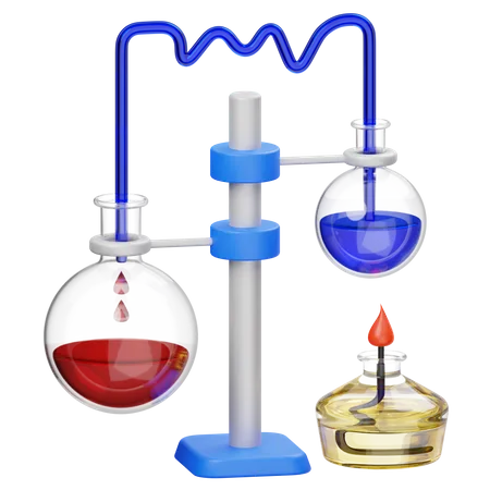 Investigación química  3D Icon