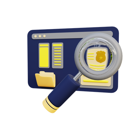 Investigation  3D Icon