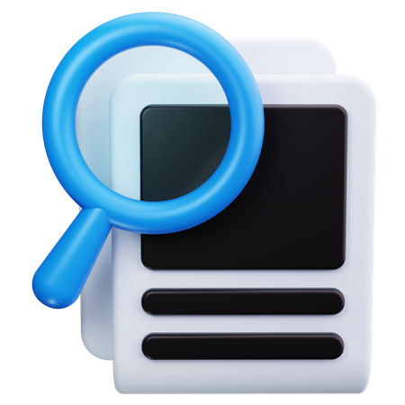 Investigation  3D Icon