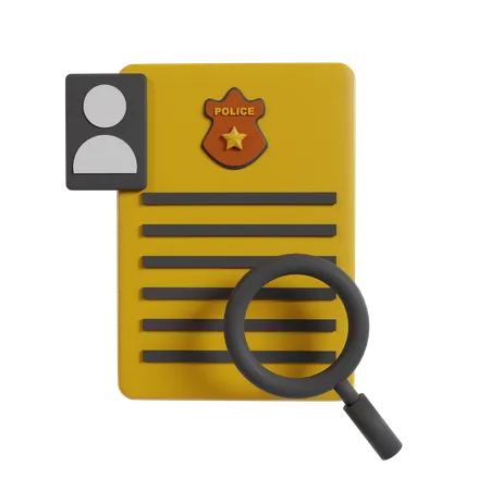 Investigation Report  3D Icon
