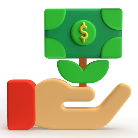 Investimento  3D Icon