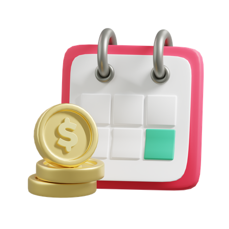 Investimento de longo prazo  3D Icon