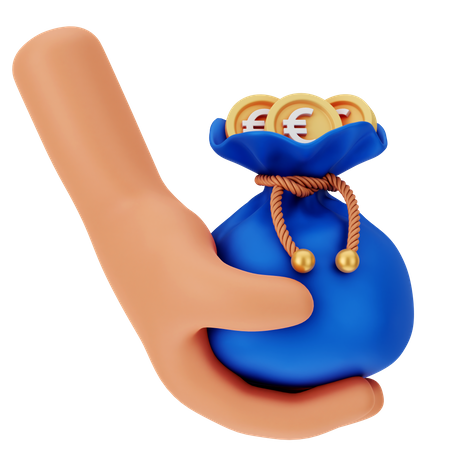 Investimento em dinheiro  3D Icon