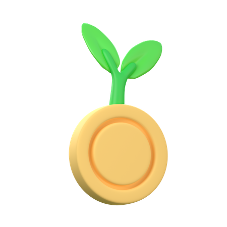 Investimento em moedas  3D Icon