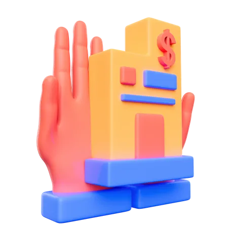 Investimento Empresarial  3D Icon