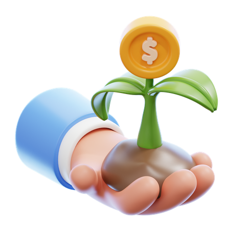 Investimento financeiro  3D Icon