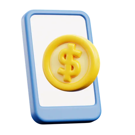 Investimento on-line  3D Icon