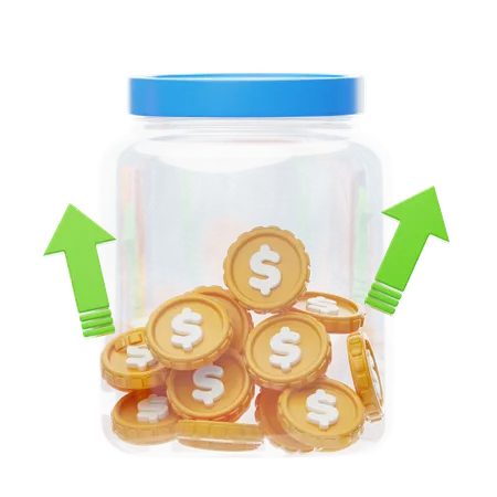 Investimento para aposentadoria  3D Icon