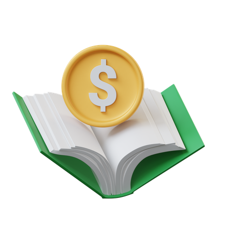 Investing Book  3D Icon