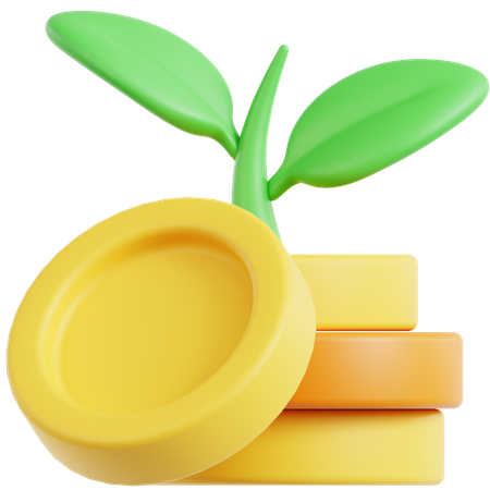 Investir  3D Icon