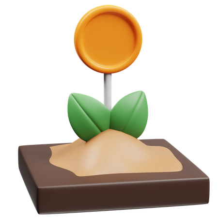 Investir  3D Icon