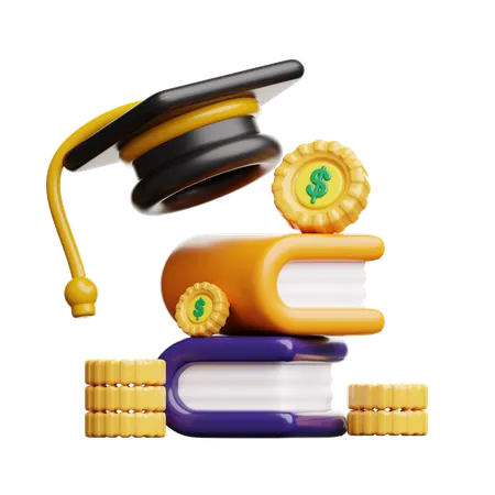 Investir na educação  3D Icon