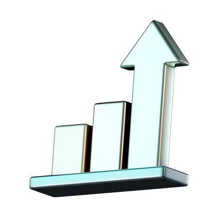 Croissance des investissements  3D Icon