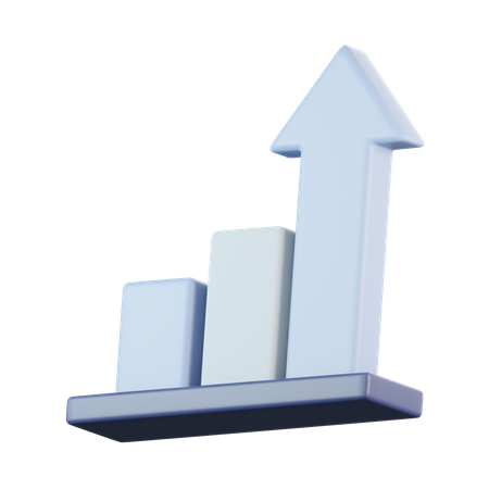 Croissance des investissements  3D Icon