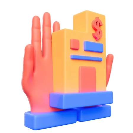 Investissement des entreprises  3D Icon