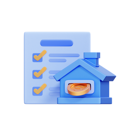 Investissement immobilier  3D Icon