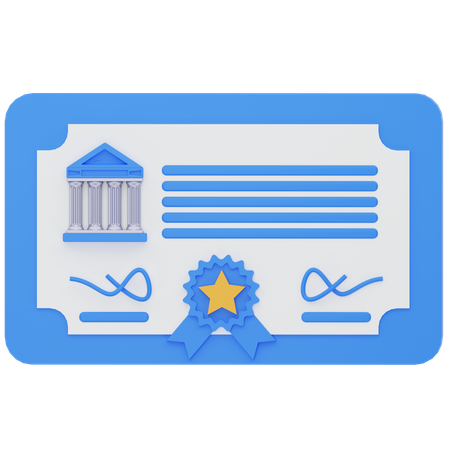 Investissement obligataire  3D Icon