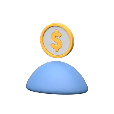 Investisseur  3D Icon