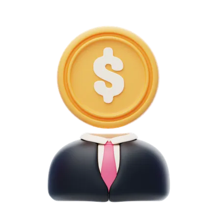 Investisseur financier  3D Icon