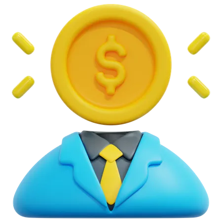 Investisseur financier  3D Icon