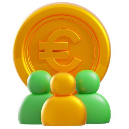 Investisseurs financiers  3D Icon