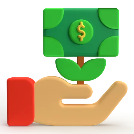 Investition  3D Icon