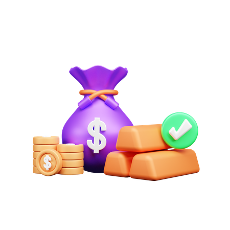 Investition  3D Icon