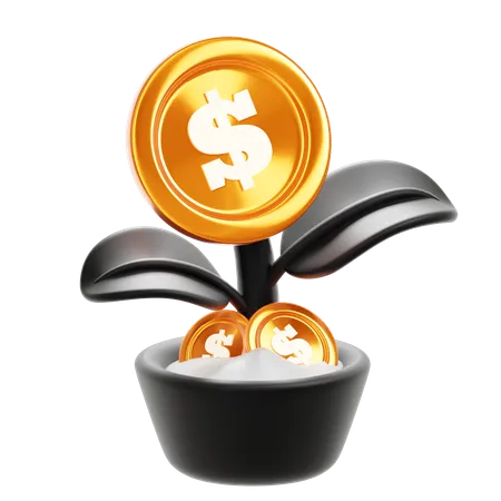 Investition  3D Icon