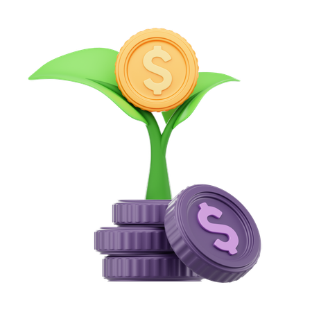 Investition  3D Icon