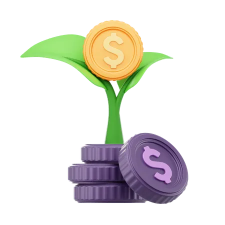 Investition  3D Icon