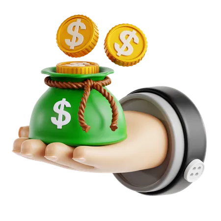 Investition  3D Icon