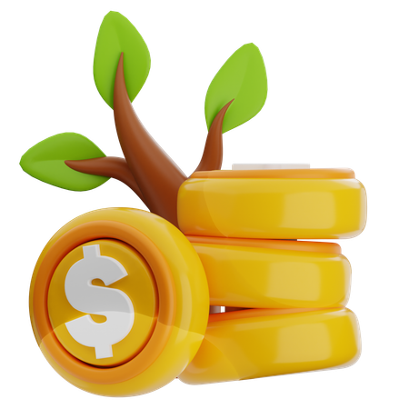 Investition  3D Icon