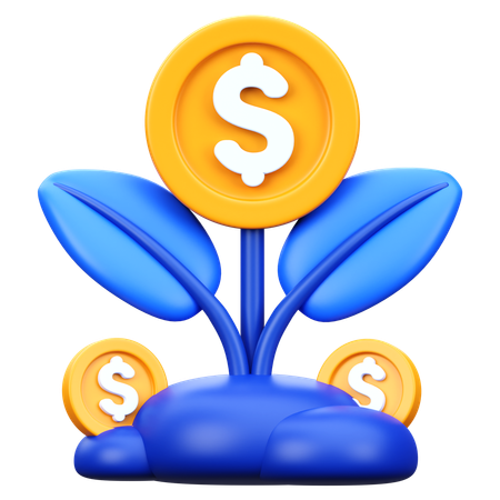 Investition  3D Icon