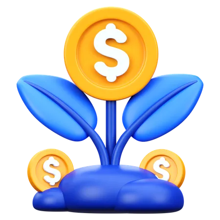 Investition  3D Icon