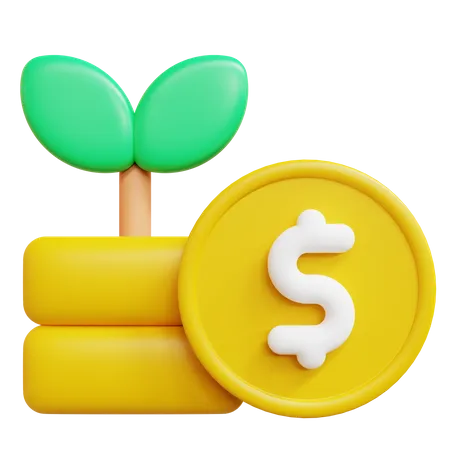 Investition  3D Icon