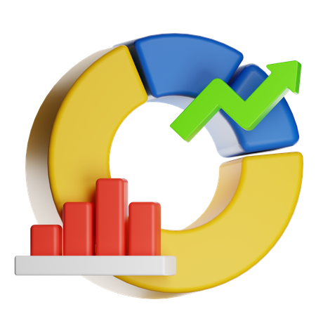 Investitionsanalyse  3D Icon